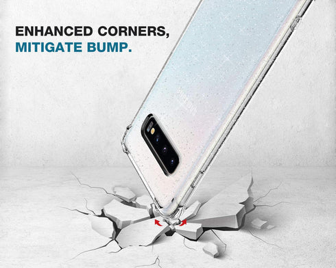 KIOMY Clear Case for Samsung Galaxy S10+ / S10 Plus, Airbag Corners Shockproof Bumper Protective Phone Cover Flexible TPU...