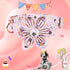 Elegant little tail Birthday Dog Collar, Cute Detachable Dog Collar with Flower, Gift Pet Collar Adjustable Dog Collar for Small Dog...