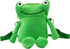 ANKOMINA Women Kids Cute Plush Frog Crossbody Bag Small Cell Phone Wallet Coin Purse Bag Shoulder Handbag...
