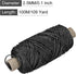 MECCANIXITY Twisted Mason Line Nylon Twine String Cord Black 100M/109 Yard 2.5MM Dia for Netting, Landscaping, Home Improvement, DIY Projects, Cra...