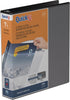 QuickFit View Binder, 3-Ring Binder, Angle D Ring, 1.5 Inch, Black...