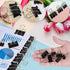 340PCS Paper Clips Binder Clips Teacher Supplies for Classroom Paperclips Small Binder Clips Paper Clips Assorted Sizes, School, Office (Black)...