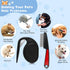 2PCS Flea Comb-Pet Knotting Comb, Tick Comb for Long Haired Pets- Remove Clumps Stainless Fine Tooth Dog Eye Comb Tear Stain Comb for Small Dogs C...