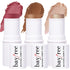 KIMUSE Multi Stick Trio Face Makeup, Cream Blush Stick for Cheeks & Lips, Contour Stick & Highlighter Makeup Sticks for All Skin...
