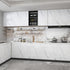 JSEVEM Grey White Marble Wallpaper Peel and Stick 15.74"×118.11" Granite Waterproof Contact Paper Self Adhesive Removable Decor Vinyl Wall Paper S...