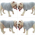 Lovelonglong Pet Clothing Dog Costumes Basic Blank T-Shirt Tee Shirts for Medium Dogs Gray XXL...
