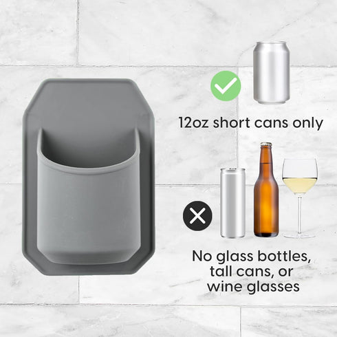 30 Watt Sudski, Portable Shower Drink Holder for Beer Can | Silicone Grips Shiny Surface | Awesome Gift...