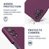 kwmobile Case Compatible with Samsung Galaxy A32 5G Case - TPU Silicone Phone Cover with Soft Finish - Bordeaux Violet...