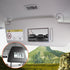 Car Sun Visor Mirror, Stainless Steel Sun-Shading Cosmetic Mirror for Wife Girlfriend, 5.91"×3.15" Seatback Makeup Mirror Stick on Car Vanity, Car...