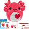 Terself Axolotl Crochet Kit for Beginners: 1PCS Crochet Animal Kits for Kids & Adults, Learn to Crocheting Starter Kit with Written Pattern & Vide...