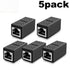 Y.D.F RJ45 Coupler, Network Coupler, Ethernet Connectors, Hielded in-Line Coupler for Cat7/Cat6/Cat5e/Cat5 Ethernet Cable Extender Connector - Fem...