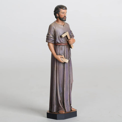 BC Catholic St. Joseph Statue The Worker, Catholic Saint Figure, Religious Gifts for Labour Days, Inspirational Indoor Home Decor, 6inches H,Hand ...