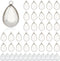 PH PandaHall 100pcs Bezel Pendant Blanks- 50pcs Drop Pendant Trays Photo Charms Cabochons Blanks with 50pcs Glass Cabochons Clear Dome for Wedding...
