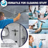 Shower Squeegee, 10-Inch Matte Black Squeegee, All-Purpose Stainless Steel Squeegee for Bathroom, Shower Doors, Mirrors, Tiles and Car Windows - 1...