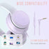rockpapa L22 Wired Headphones for Kids Girls Boys Women with Microphone, Foldable Stereo 3.5mm Corded Headphones for School Classroom Chromebooks ...
