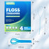 Floss Threaders,Deep Clean Floss for Braces, Bridges, Implants|200Count (Pack of 4)...