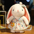 Soft and Cute Plush Rabbit,Small Flower Skirt Wearing Bow Rabbit Toys,Can Embrace Stuffed Animal Rabbit,Washable,Children'S Girls Party Easter Bir...