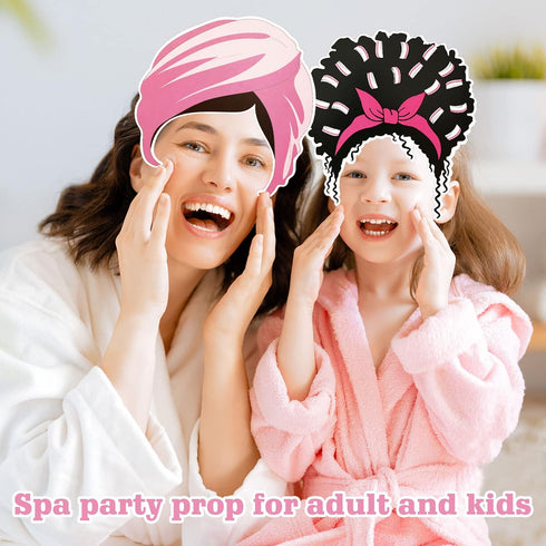 Konsait 26 PCS Spa Party Photo Booth Props, Kids Spa Party Supplies for Girls Women, Spa Party Decorations, Spa Birthday Party Supplies for Girls,...