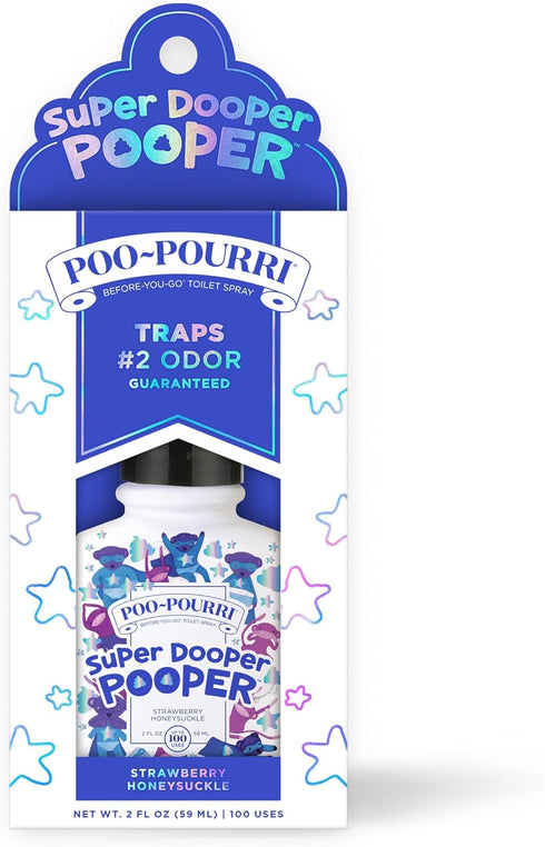 Baby-Pourri Super Dooper Pooper Odor Freshener Spray, 2 Fl Oz - Strawberry and Honeysuckle...