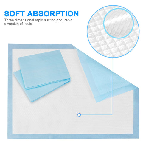 Zdolmy Baby Disposable Changing Pad, 20Pack Soft Waterproof Mat, Portable Diaper Changing Table & Mat, Leak-Proof Breathable Underpads Mattress Pl...
