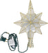 Kurt Adler UL0214/C 10-Light Capiz Star of Bethlehem Clear Treetop...