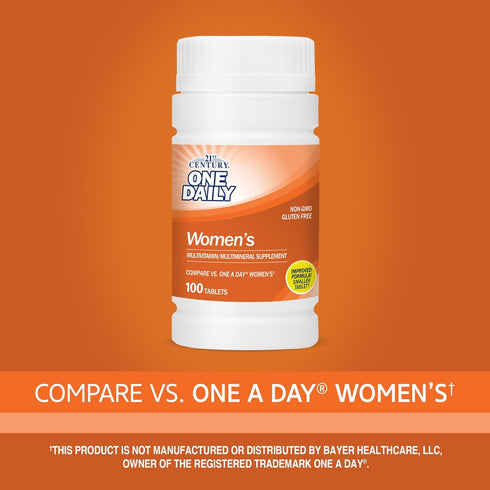 21st Century One Daily Women's Tablets, 100 Count...