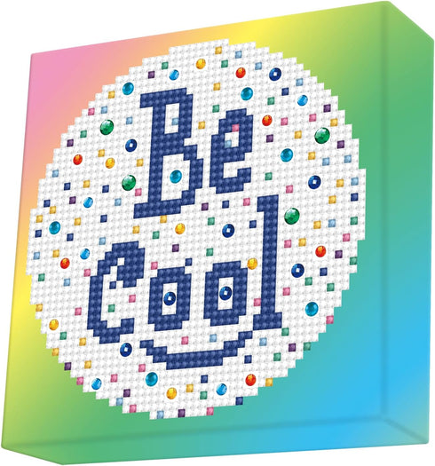 DIAMOND DOTZ ® - Be Cool Dotz Box, Partial Drill, Round Dotz, Diamond Painting Kits, Diamond Art Kits for Adults, Gem Art, Diamond Art, Kits, 5.9"...