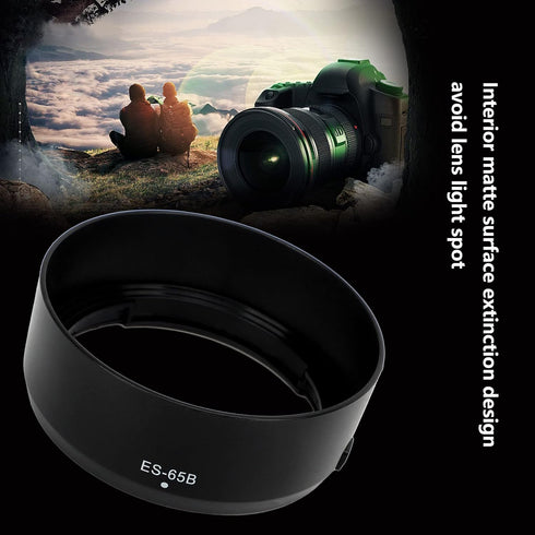 Camera Lens Hood Shade for RF50mm F1.8 Lens, Reversible Bayonet Lens Hood, Protective Hood for RF50mm F1.8 Lens...
