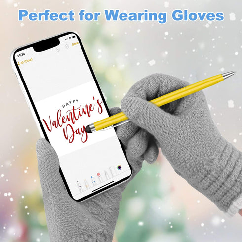 Stylus Pens for Touch Screens, StylusHome 10 Pack Universal 2 in 1 Capacitive Stylus Ballpoint Pen for iPad iPhone Tablets Samsung Galaxy All Univ...