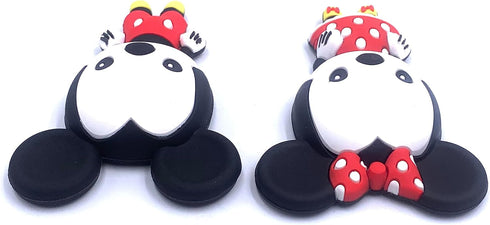 Monogram Disney 2 Piece Magnet Set – Minnie and Mickey Mouse 3D Foam Magnet - Magnet for Refrigerators, Office and Lockers......