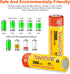 1.2V AA Rechargeable Batteries 8 Pack 2800mAh High Capacity NiMH Battery with Long Lasting Power,1200cycles...