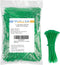 TUZAZO 1000PCS Green Zip Ties for Plants 4 Inches, Heavy Duty 18 Lbs Strong Nylon Wire Ties UV Resistant Plastic Cable Ties for Plants Decor Indoo...