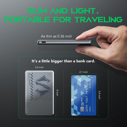 Black Shark Magnetic Power Bank, 5000mAh wireless portable charger with USB-C Cable, Slim Mag-Safe battery pack 20W PD Fast Charging for iPhone 15...
