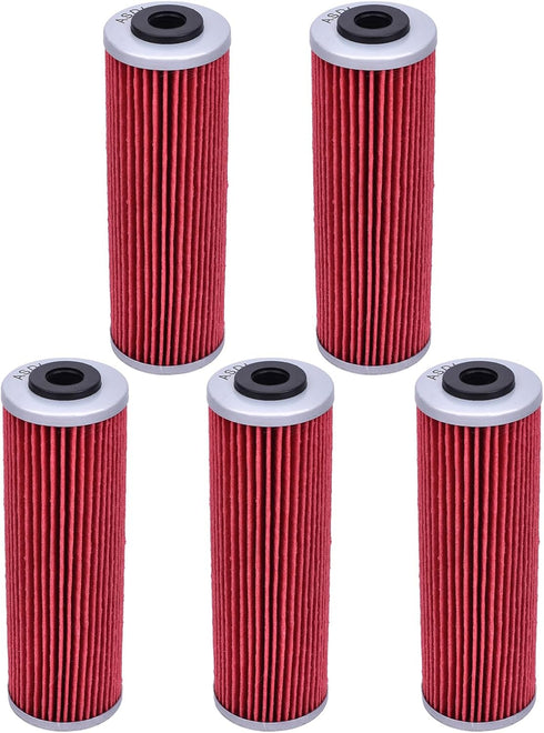 5pcs HF650 Oil Filter Replacement for KTM 1290 Super Adven/ture R/S/T 2015-2022 for Adventure 990 790 890 950 1050 1090 1190...