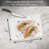 Cut N' Funnel Food Service Grade Heavy Gauge Flexible Cutting Board Mats 4 Pack 9” x 12” Made in the USA BPA Free Plastic Dishwasher Safe...