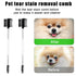 2pcs Double-Headed Dog Eye Comb, Soft Bristles Dog Eye Flea Cleaning Brush, Dog Eye Booger Tear Stain Gunk Remover Pet Facial Comb for Puppy Cat G...