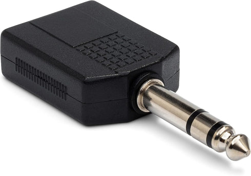Hosa GPP-359 Dual 1/4 Inches TRS Female to 1/4 Inches TRS Male Adapter...