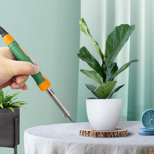 DIY Plastic Pots for Plants,Small Plant Pots Perforator for Home Use,Flowerpots Drilling,Add Drainage Holes to the Flower Pot,Soldering Iron,Plant...