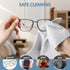 Extra Large Microfiber Cleaning Cloths (12"x 12") for Eyeglasses, Lens, Glasses, Reusable Eyeglass Cleaner Cloths Wipes for All Glasses and Screen...