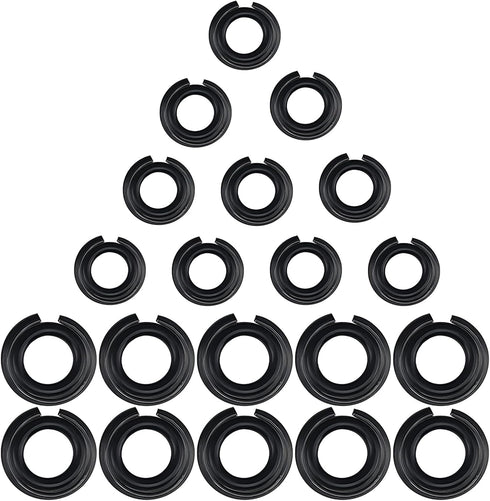 10 Sets 3/8" and 10 Sets 1/2" Impact Retaining Ring Wrench Socket Clip with O-Ring, Compatible With Milwaukee Electric Wrench/Pneumatic Wrench...