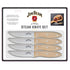 Jim Beam Steak Knife Set (4 Pack), JB0165, 10", Brown...