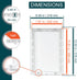 8" x 12" White Plastic Access Panel. Service Shaft Door Panel. Plumbing, Electricity, Heating, Alarm Wall Access Panel for Drywall. Bathroom Servi...