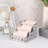 Hipiwe Crystal Business Card Holder 3 Tier Bling Name Cards Office Desk Desktop Table Top Organizer Luxury Mirrored Business Card Display Stand, F...