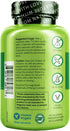NATURELO Calcium Supplement - Bone Strength with Calcium 600mg, Vitamin D3, K2, C, Magnesium Zinc - Plant-Based, 120 Vegetarian Capsules, Non-GMO,...