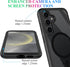 wahhle Samsung Galaxy S24 Case, Magnetic Wireless Charging Built in Screen Protector Full Body Shockproof Slim Fit Bumper Protective Phone Cover f...