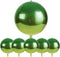 6pcs Big Gradient Green Foil Balloons 22 Inch 4D Metallic Gradient Green Yellow Balloons for St Patricks Day Decorations, Green Party, Mardi Gras ...