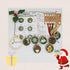 Highkick Christmas Embroidery Kits for Beginners, 6 Mini Craft Gift Kit for Kids, Santa, Snowflake, Christmas Tree......