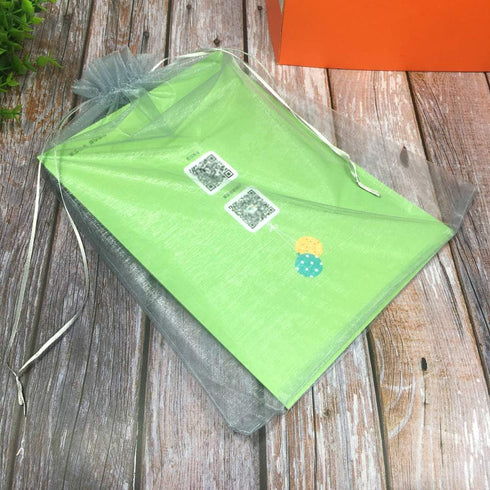 50pcs Extra Large Organza Drawstring Bags - 12x16 inch Sheer Favor Bags (Grey)...