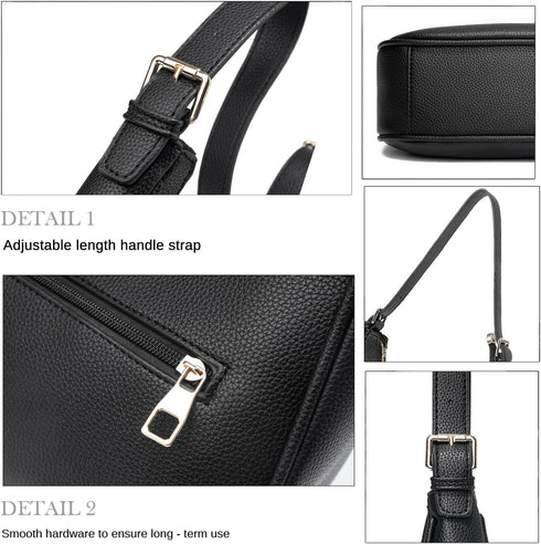 Small Crescent Shoulder Bags Purses for Women Retro Classic Clutch Hobo Tote Purse and Handbag Cute Crossbody Bags...