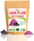 Indus Farms Superfoods Java Plum Fruit Powder, 8 oz | Exotic sweet-astringent flavor for Baking, Beverages/Cocktails, Nutritious Food Coloring | G...